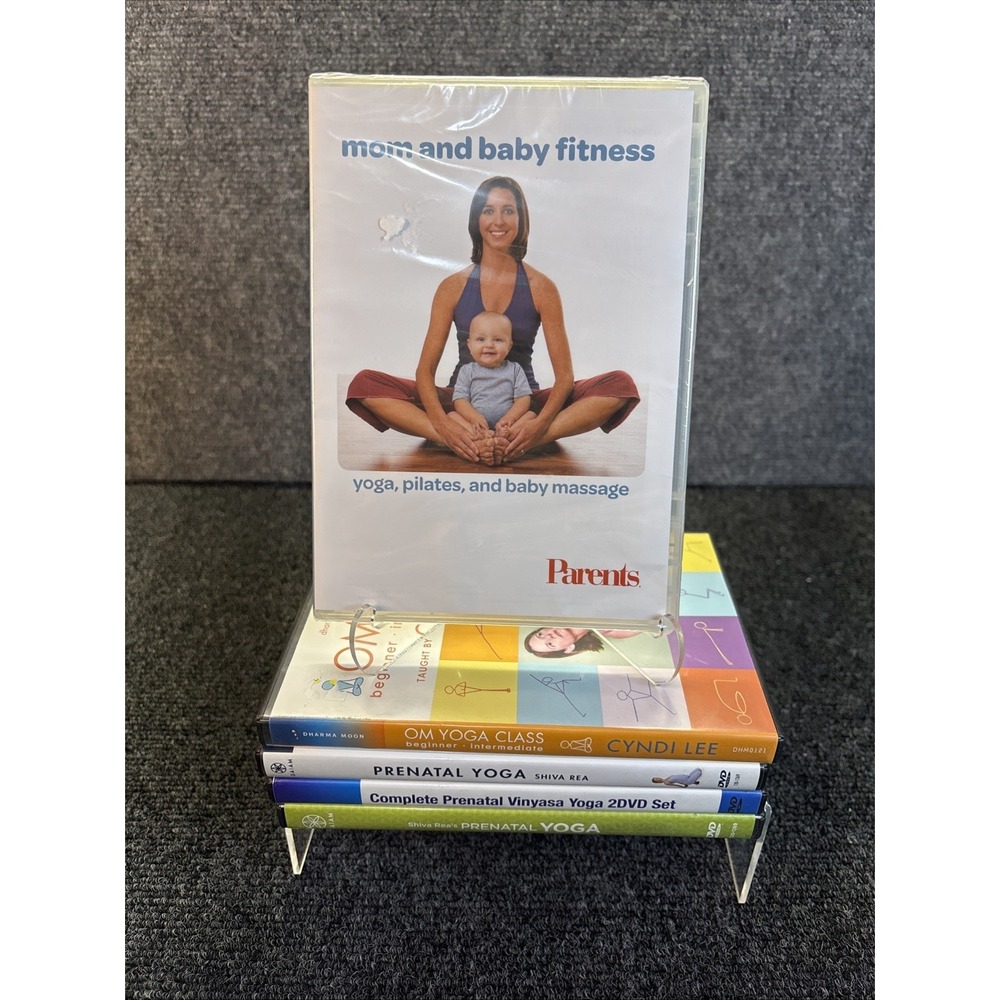 Lot of 5 Prenatal Yoga DVDs - Picture 1 of 5